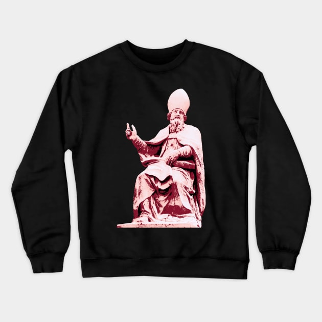 Saint Ambrose Crewneck Sweatshirt by joshthecartoonguy